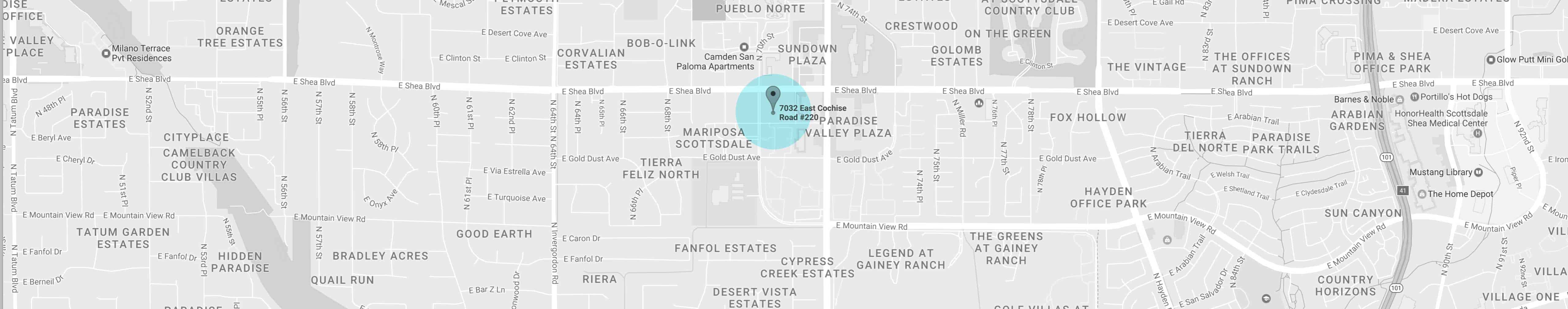 Scottsdale Location Map 2